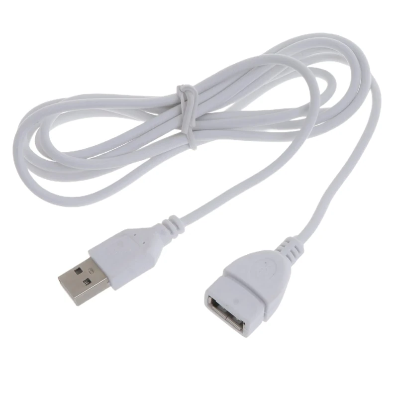 WOEIFGV 5ft White USB 2.0 Extension Cable - Male to Female