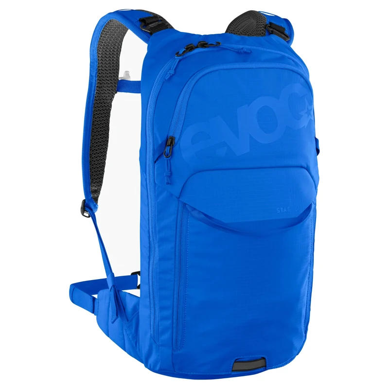 EVOC STAGE 6 + HYDRATION BLADDER 2, Backpack (adjustable shoulder straps, AIR FLOW CONTACT SYSTEM, 2l hydration bladder and tool compartment), Royal Blue
