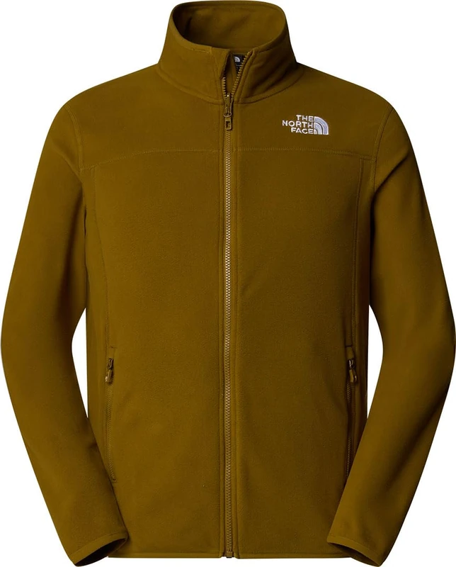 The North Face Men's 100 Glacier Full Zip Fleece Jacket, Moss Green, XS
