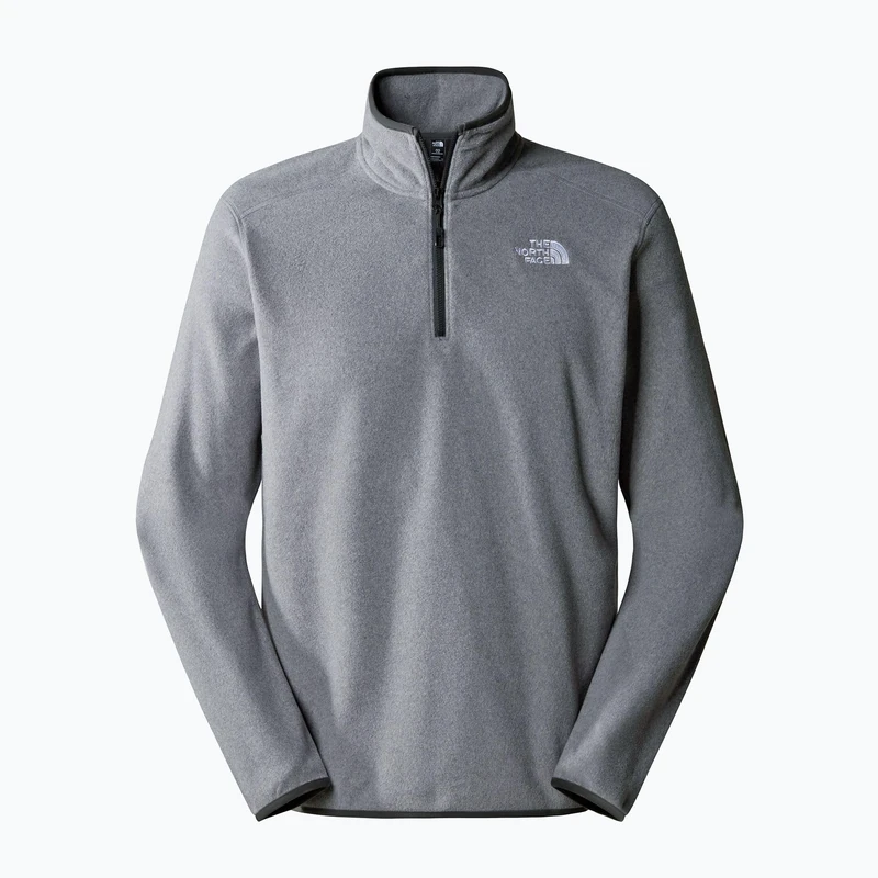 The North Face Men's Reaxion 1/4 Zip Fleece Sweatshirt, Tnf Light Grey Heather, M