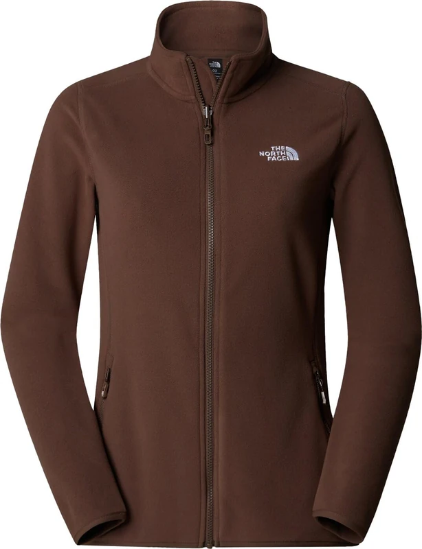 The North Face Women's 100 Glacier Fz Fleece jacket, Smokey Brown, L