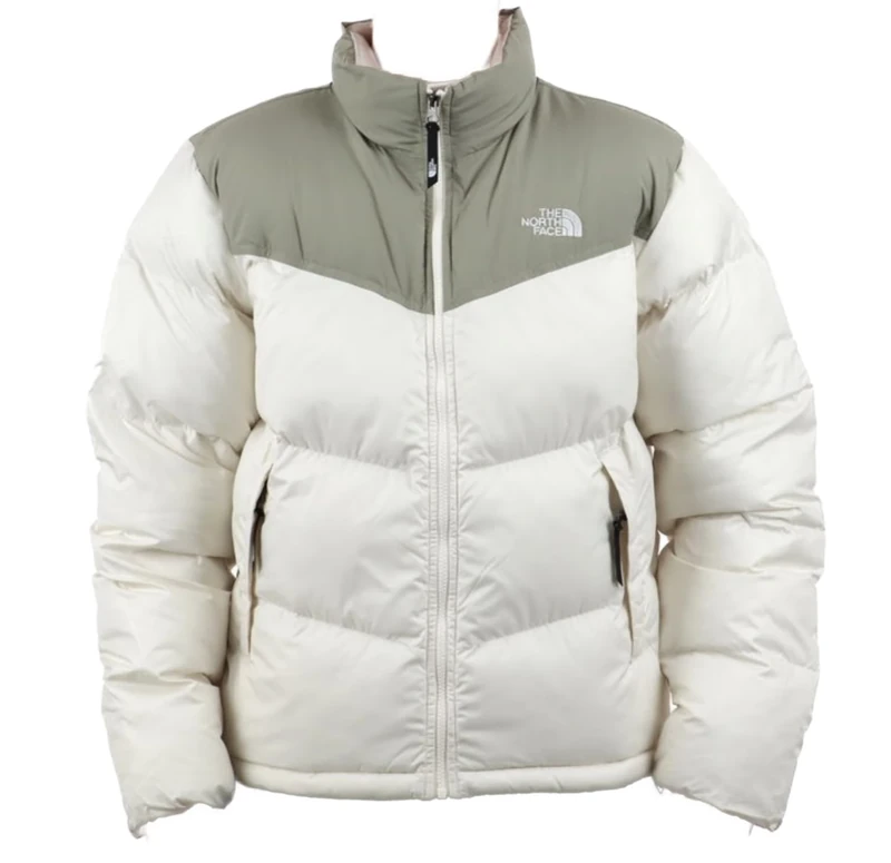 The North Face Men's Saikuru Jacket, White Dune/Clay Grey, M
