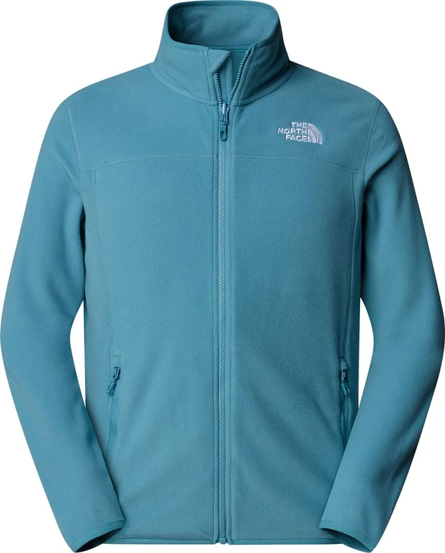 The North Face Men's 100 Glacier Full Zip Fleece Jacket, Algae Blue, S - Image 1