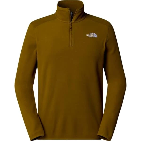 The North Face Men's 100 Glacier 1/4 Zip Sweatshirt, Moss Green, XS - Image 1