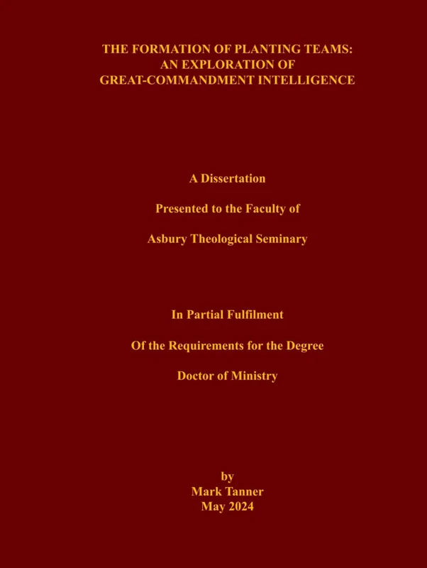 The Formation of Planting Teams: An Exploration of Great-Commandment Intelligence - Image 1