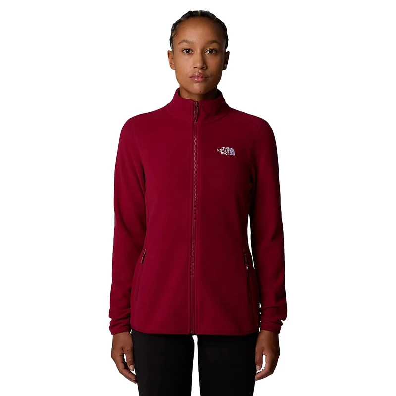 The North Face Women's 100 Glacier Fz Fleece jacket, Beetroot, L