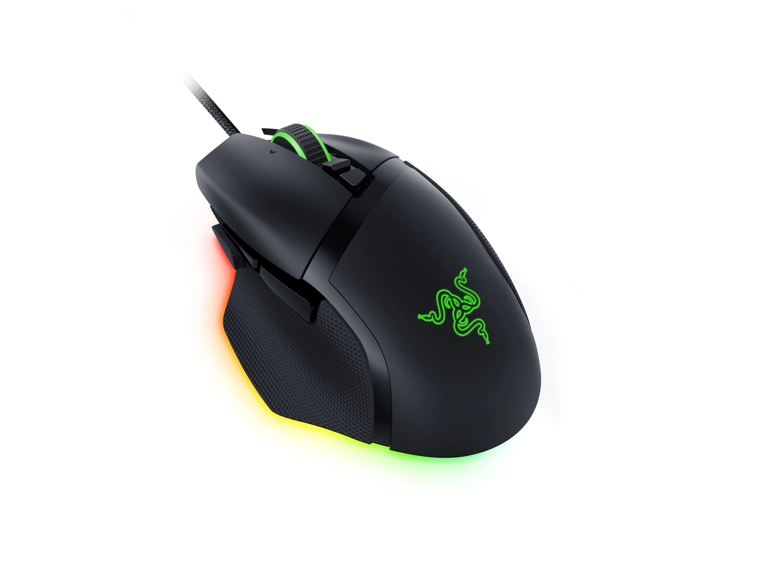 Razer Basilisk V3 35K - Fully Customizable Ergonomic Wired Gaming Mouse - Focus Pro 35K Optical Sensor (HyperScroll Tilt Wheel, 11-Zone Chroma Lighting, Optical Mouse Switches Gen-3) Black