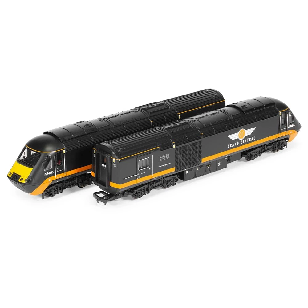 Hornby Diesel Train - R30375 RailRoad Grand Central HST Train Pack - Era 10 00 Gauge Locomotives, Engine Models for Adults - 1:76 Scale Model Gift, Blue