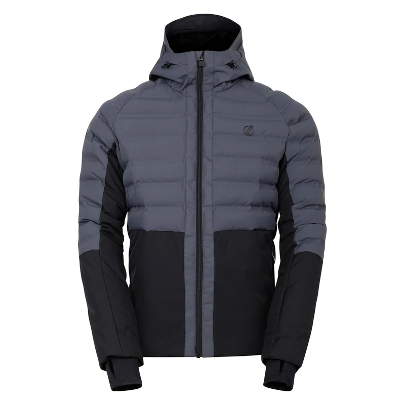 Dare2B Mens Ollie Ii Ski Jacket, Black/Ebony Grey, L EU