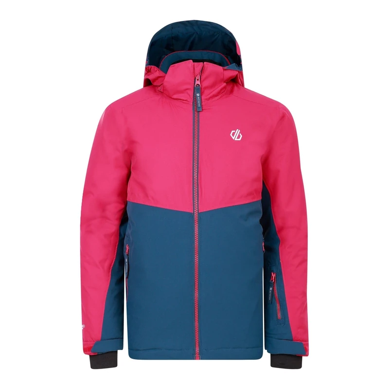 Dare2B Unisex Kids Imposeivjacket Ski Jacket, Berry Pink Navy, 7-8 Years EU