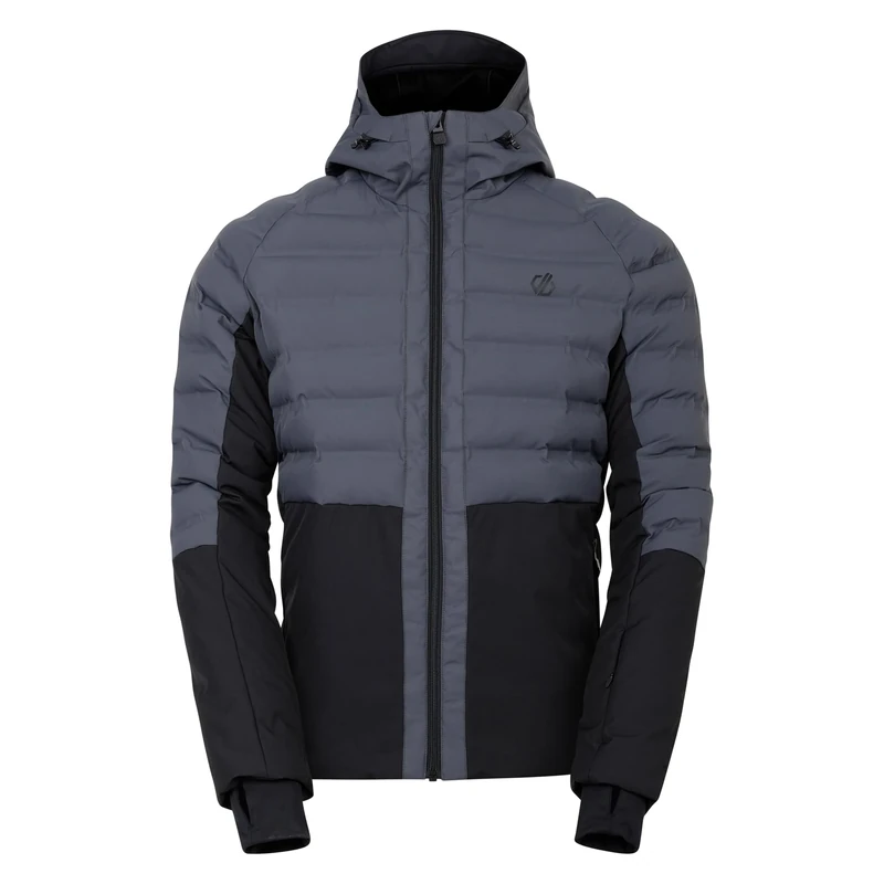 Dare2B Mens Ollie Ii Ski Jacket, Black/Ebony Grey, XL EU