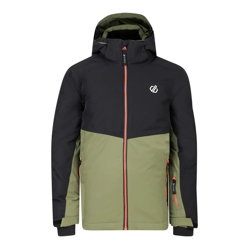 Dare2B Unisex Kids Imposeivjacket Ski Jacket, Olivine Green/Black, 3-4 Years EU