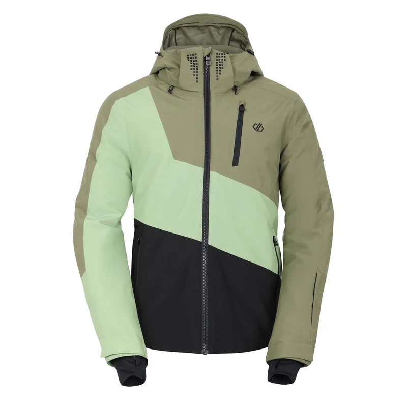 Dare2B Mens Baseplate Ii Ski Jacket, Olivine Green/Black, XL EU