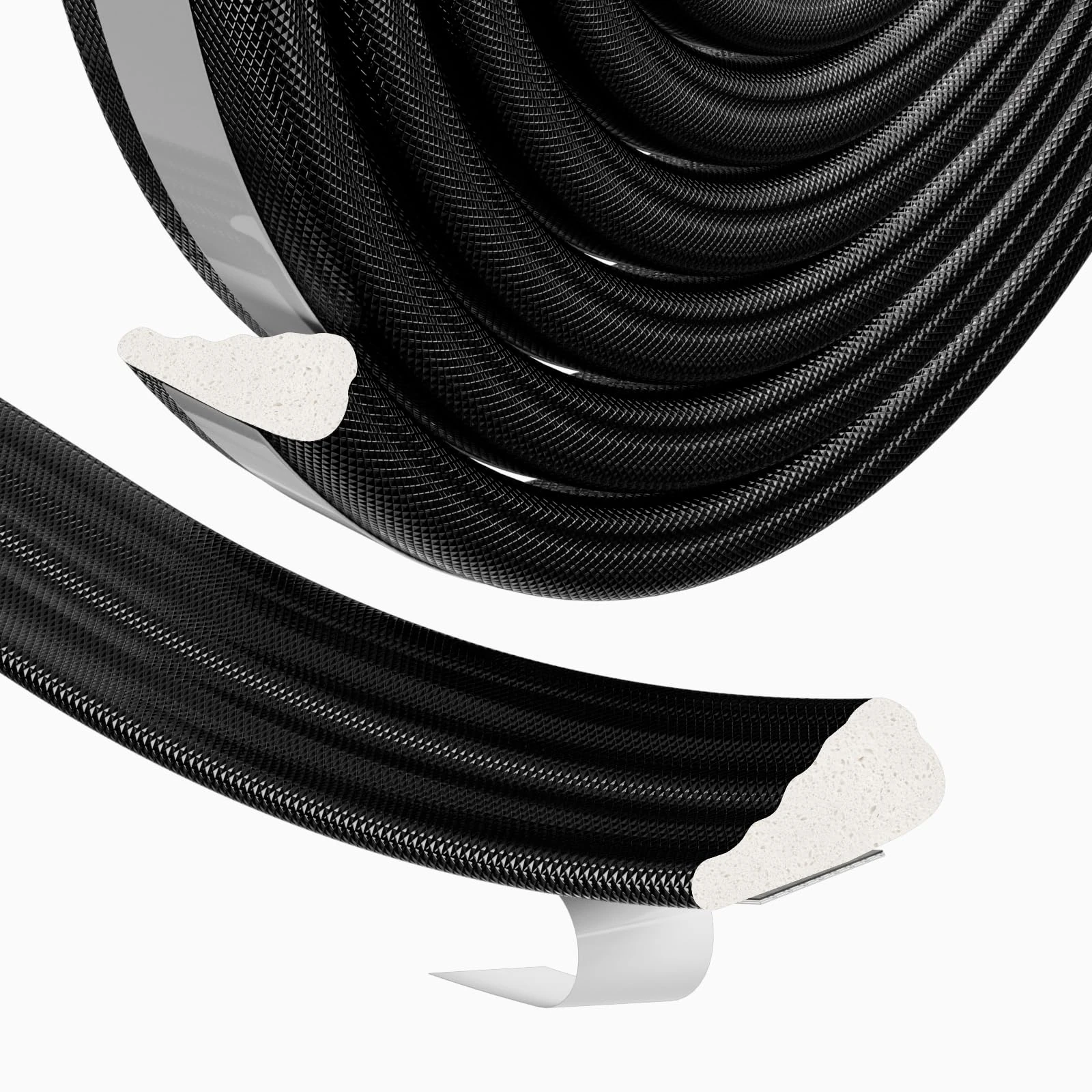 Draft Excluder for Doors and Windows,Draught Excluder Tape,Door Draft Excluder Tape Window Insulation Foam Seal Strip,Window Draft Excluder Door Soundproofing Sealing Weather Strip（Black,5M×3 Roll）