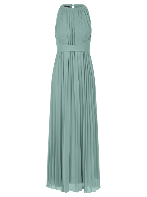 APART Fashion Women's Chiffonkleid Dress, Jade, 12