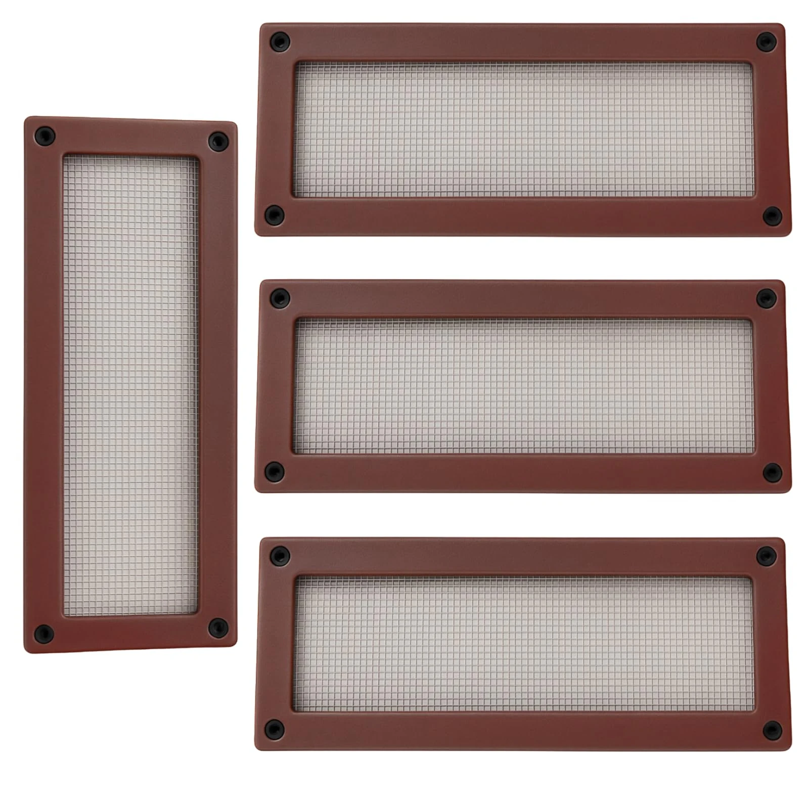HowseHold Air Brick Mesh Cover (Pack of 4) Pest Proof Stainless Steel Vent Mesh for Rodent, Bird & Insect Protection Fits Standard Air Bricks