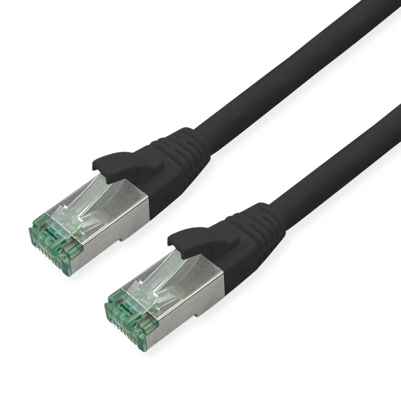 ROLINE RM Patch Cable Cat.6A S/FTP (PiMF), black, 20 m - Image 1