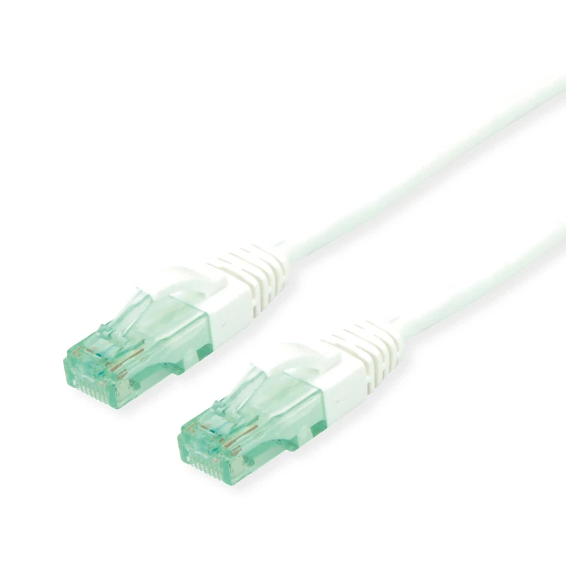 ROLINE RM Patch Cable Cat.6A UTP, white, 15 m - Image 1