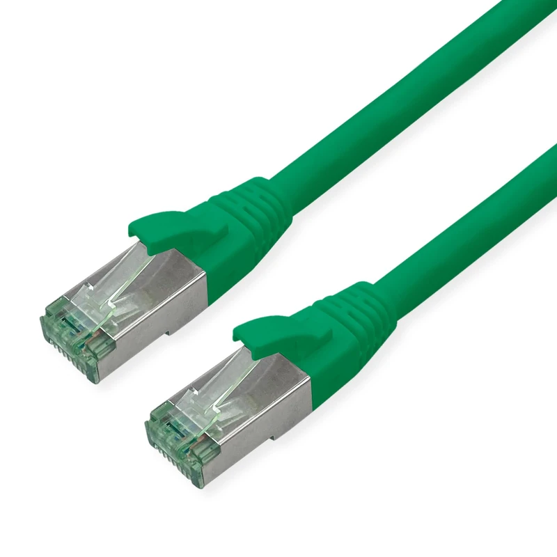 ROLINE RM Patch Cable Cat.6A S/FTP (PiMF), green, 20 m - Image 1