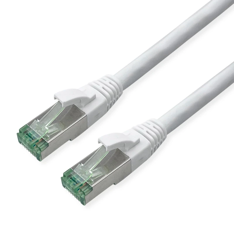 ROLINE RM Patch Cable Cat.6A S/FTP (PiMF), white, 20 m