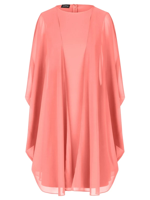 APART Fashion Women's Cocktailkleid Cocktail Dress, Coral, 8