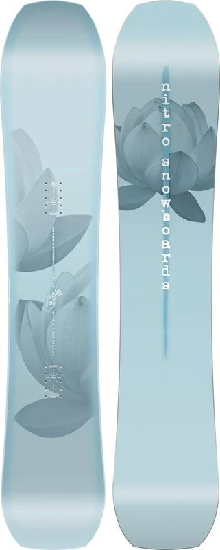 Nitro Snowboards Women's Karma Board '25 All Mountain Backcountry Directional Carving Board True Camber