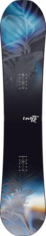 Nitro Snowboards LECTRA Leaf CAM-Out Camber Board '25 All Mountain Girls Board for Beginners Directional Twin