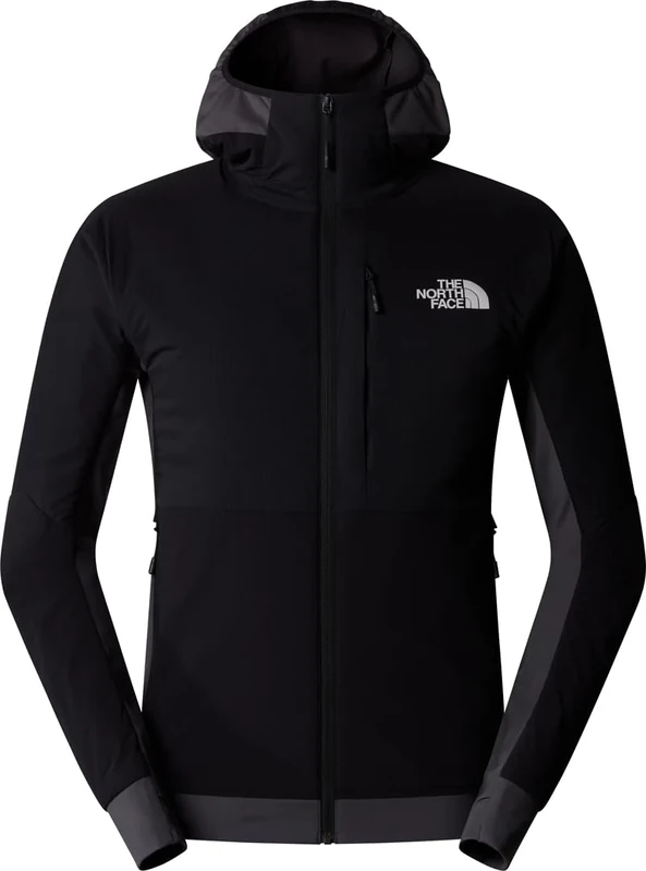 The North Face Men's Binntal Hybrid Ventrix Hoodie Jacket, Tnf Black/Tnf Black/Ant, S