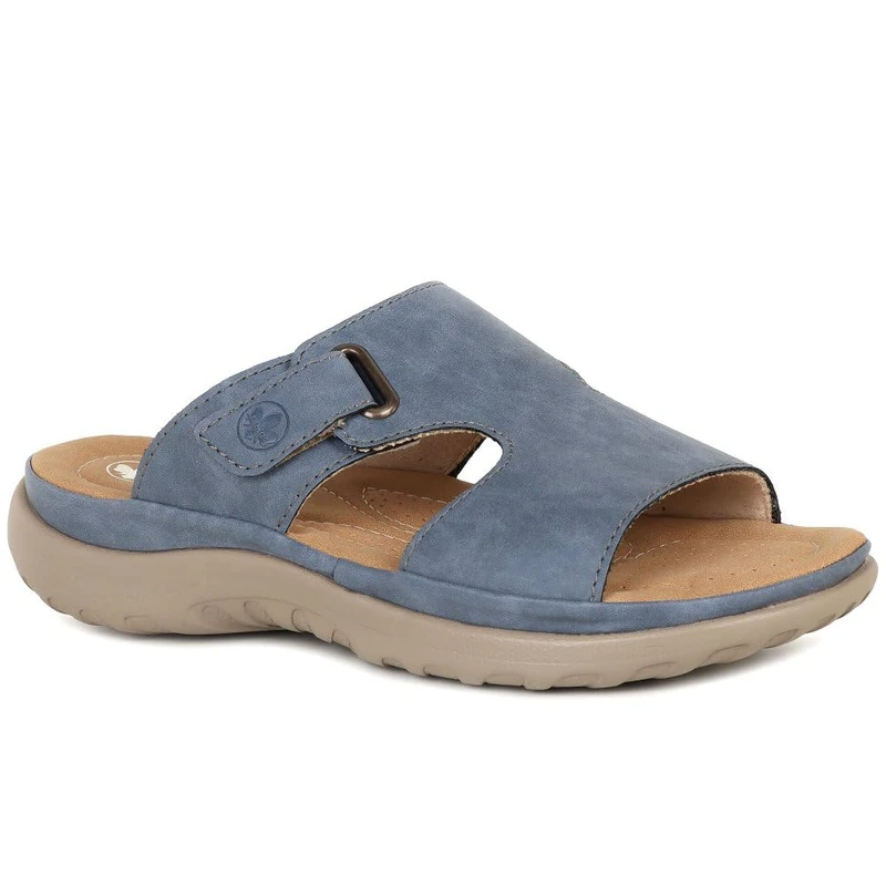 Rieker Women's 64806 Mules, Blue, 7.5 UK