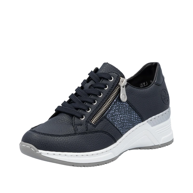 Rieker Women's N4322 Trainers, Blue 14, 6 UK