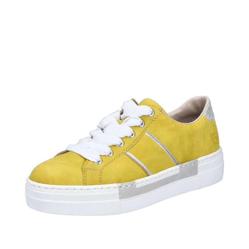Rieker Women's N4902 Trainers, Yellow 68, 4 UK