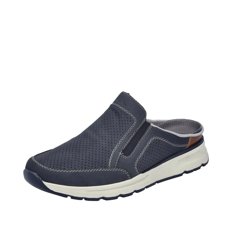 Rieker Men's B0760Clogs, Blue 14, 9.5 UK