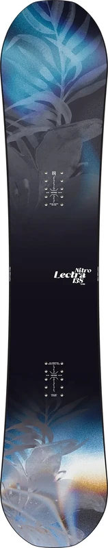 Nitro Snowboards LECTRA Leaf CAM-Out Camber Board '25 All Mountain Girls Board for Beginners Directional Twin