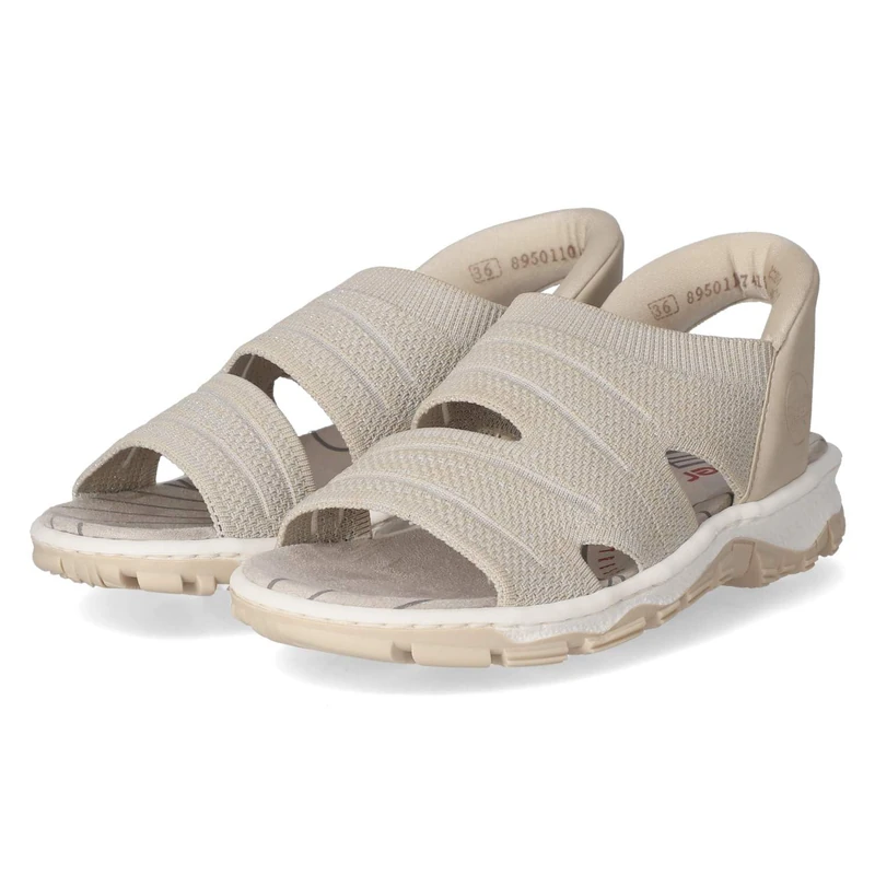 Rieker 68895-64 Womens Sandals Beige