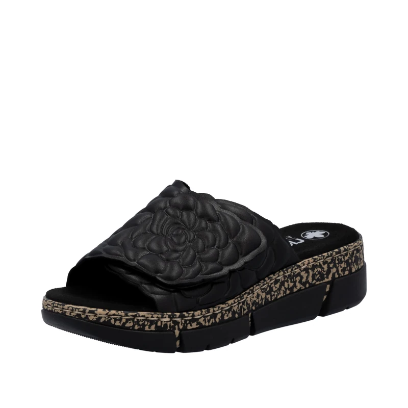 Rieker Women's V2351 Mules, Black, 6 UK