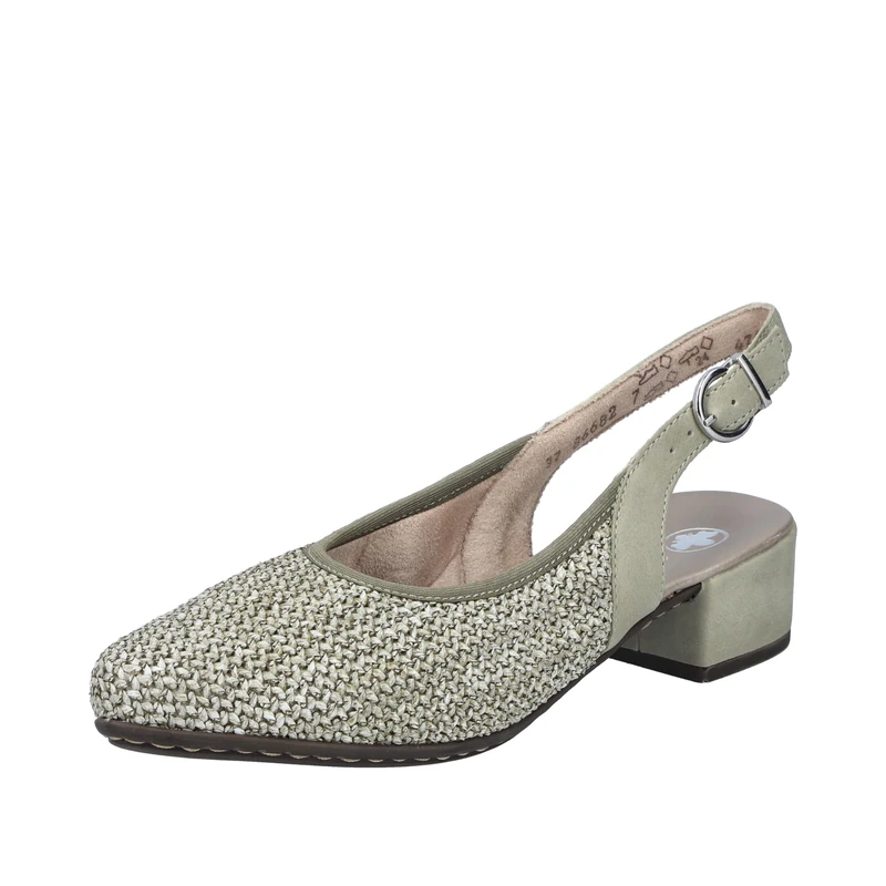 Rieker Women's 47060 Sling Pumps, Green, 3.5 UK - Image 1