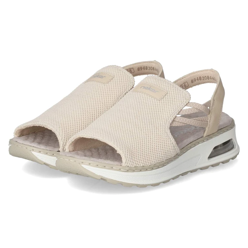 Rieker Women's Sandals in Beige, Beige 60, 6.5 UK