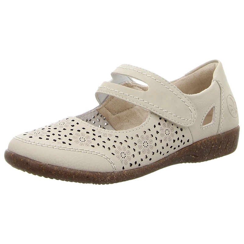 Rieker 47675 Women's Court Shoes, Beige 60, 40 EU