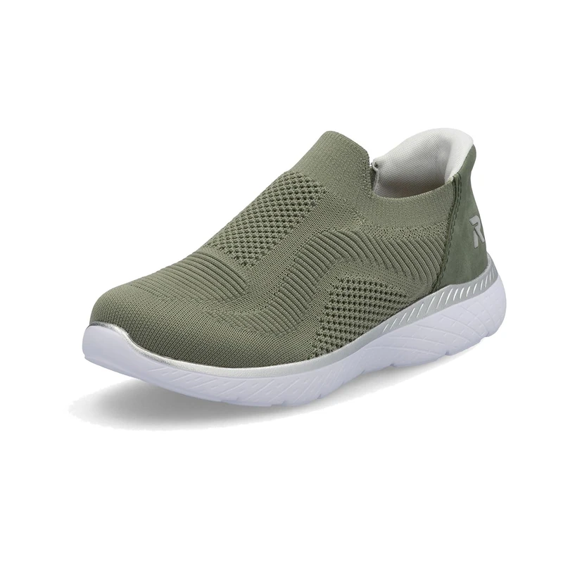 Rieker M5072 Women's Low-Top Trainers, Green 52, 6 UK