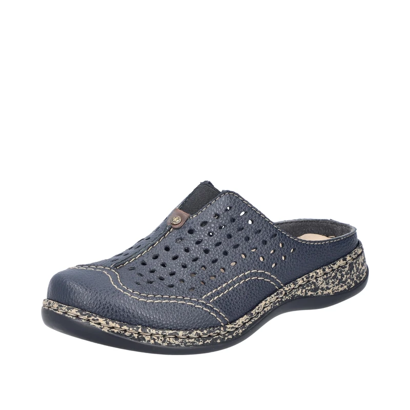 Rieker Women's Mules in Blue, Blue, 6 UK