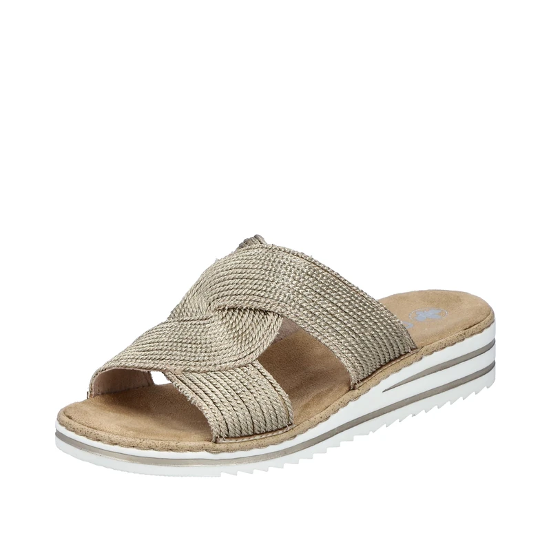 Rieker Women's V06r4 Mules, gold, 4 UK