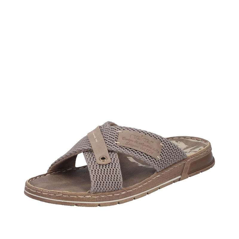 Rieker Men's 21239 Mules, Beige, 8 UK