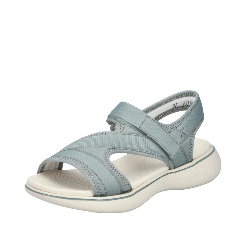Rieker Women's V2166 Trekking Sandals, Green, 4 UK