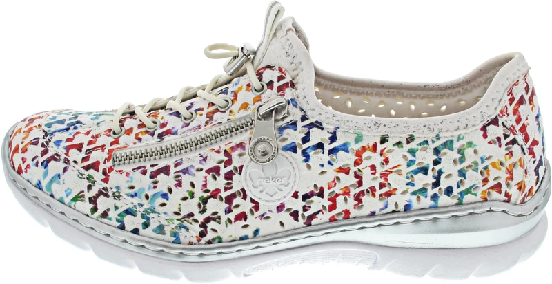 Rieker Lace-Up Multicoloured, Multicoloured 90, 7.5 UK