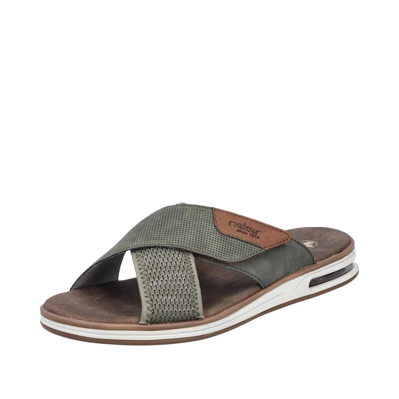 Rieker Men's 29083 Mules, Green, 8 UK