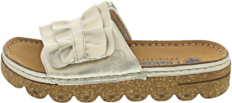 Rieker Mules Beige, Beige, 5 UK - Image 1