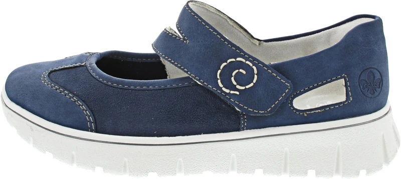 Rieker Ballerina Blue, Blue, 6.5 UK - Image 1