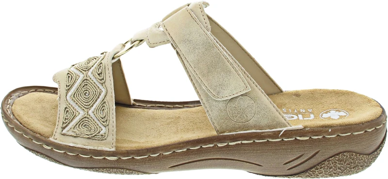Rieker Mules Beige, Beige, 7.5 UK - Image 1