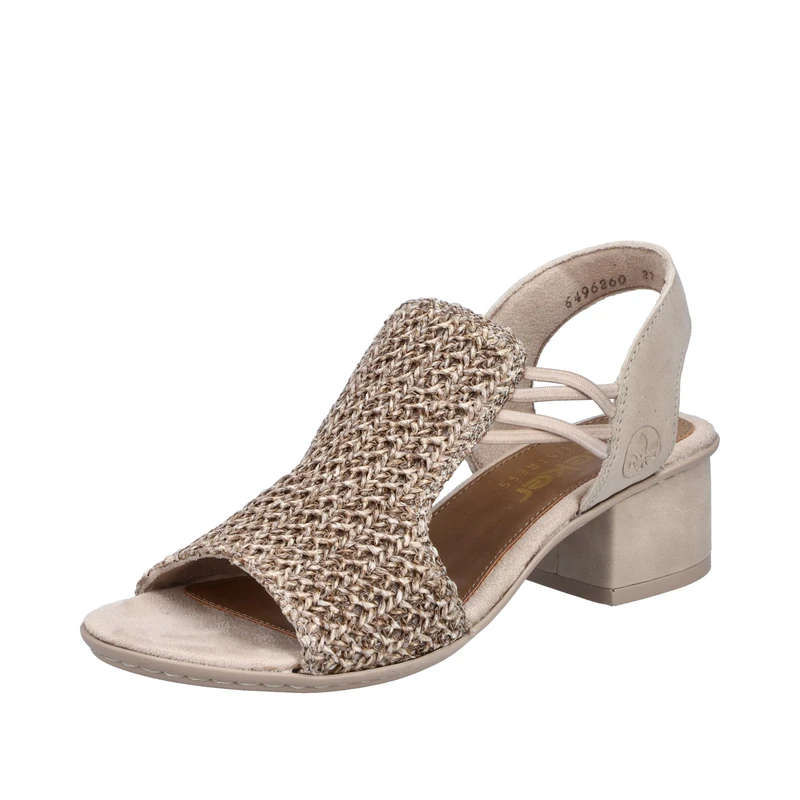 Rieker Women's 64962 Sandals, beige, 9 UK