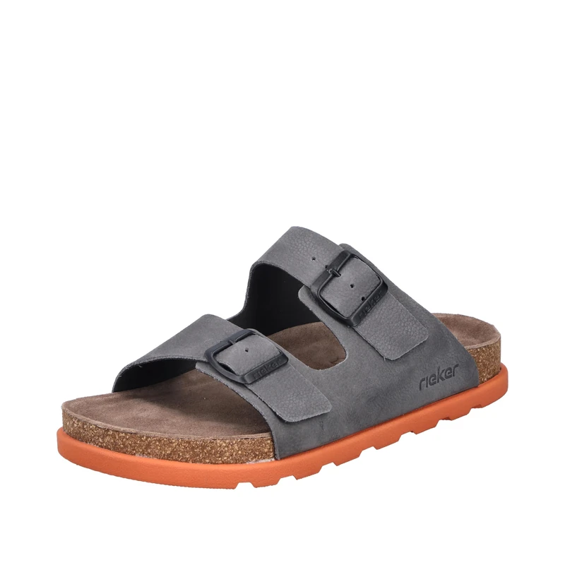 Rieker Men's Classic Sandals 21190, Men's Sandals, Grey 40, 8 UK